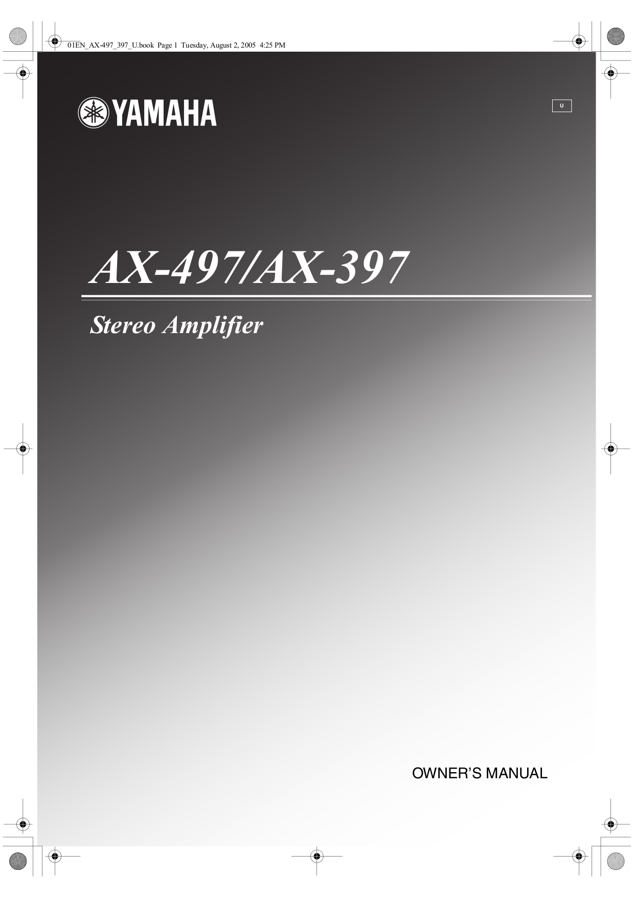 Download free pdf for Yamaha AX-300 Amp manual